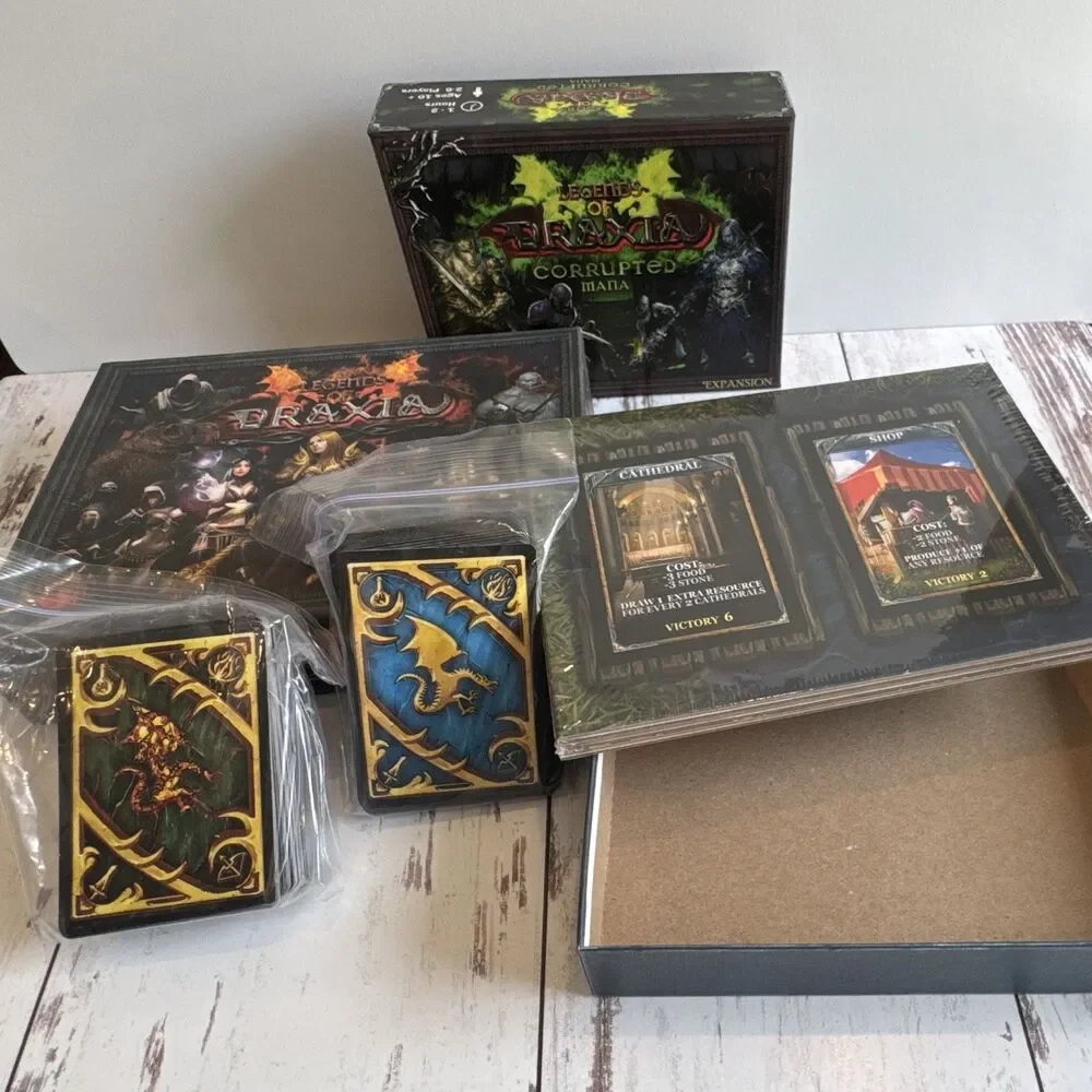 Mythica Gaming Legends of Draxia 2nd Ed + Corrupted Mana Expansion 1-6P 10+